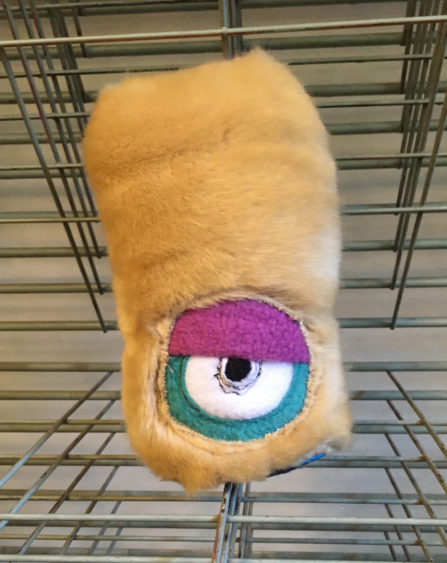 SMALL TAN ONE EYED MONSTER — TIM MONSTERS! -